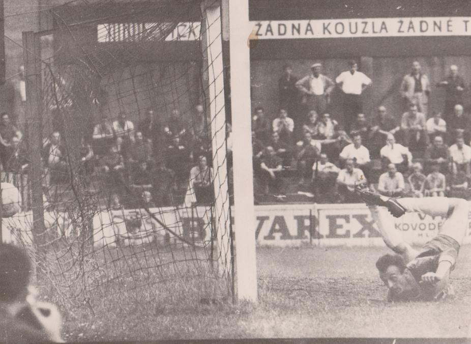 20200428_14 Horákova branka na 1:0 (LIAZ Jablonec - jaro) | archiv Karla Řezníček